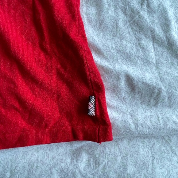 Burberry red knit sweater - Picture 3 of 5